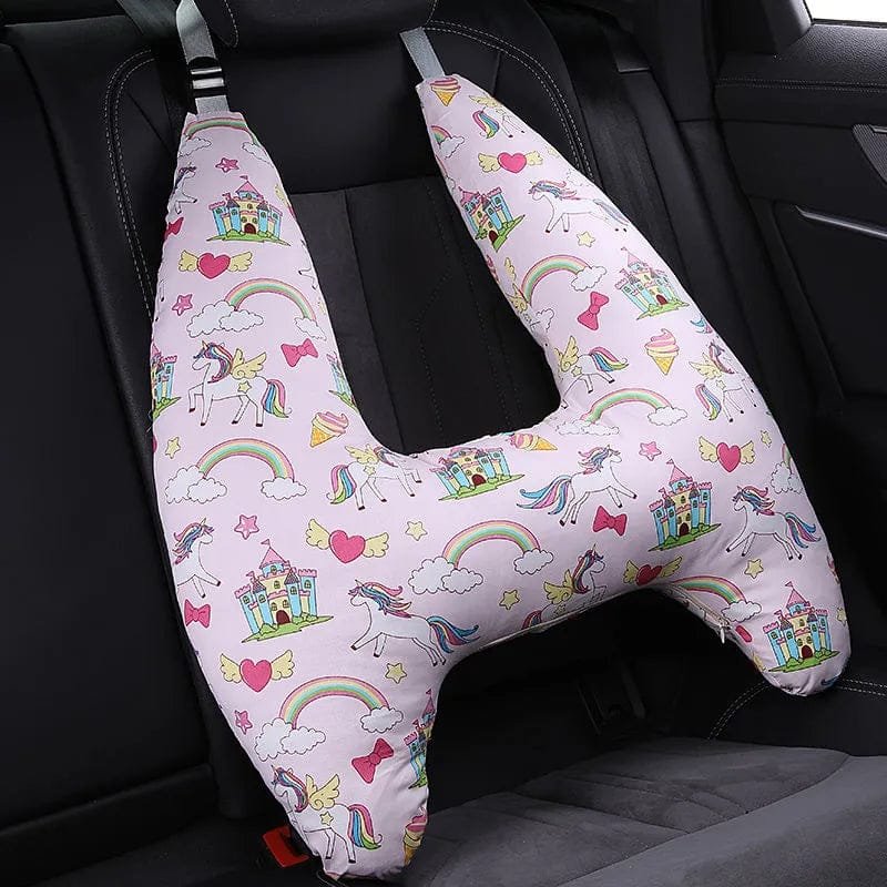 U-Shape Kids Travel Pillow with Cute Animal Pattern