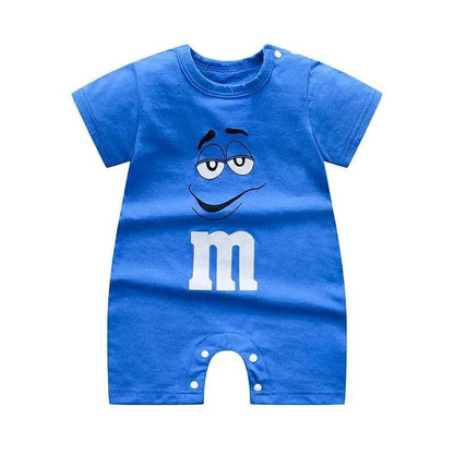 0-24M Summer Romper: Short Sleeve for Baby Boys & Girls