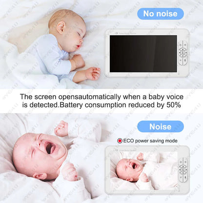 5" PTZ Video Baby Monitor with 300m Range