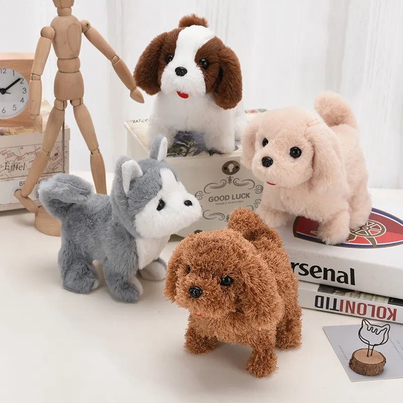 Interactive Walking & Barking Plush Puppy - Montessori Toy