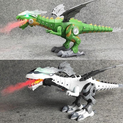 Walking Spray Dinosaur Robot With Light Sound Mechanical Dinosaurs Model Toys