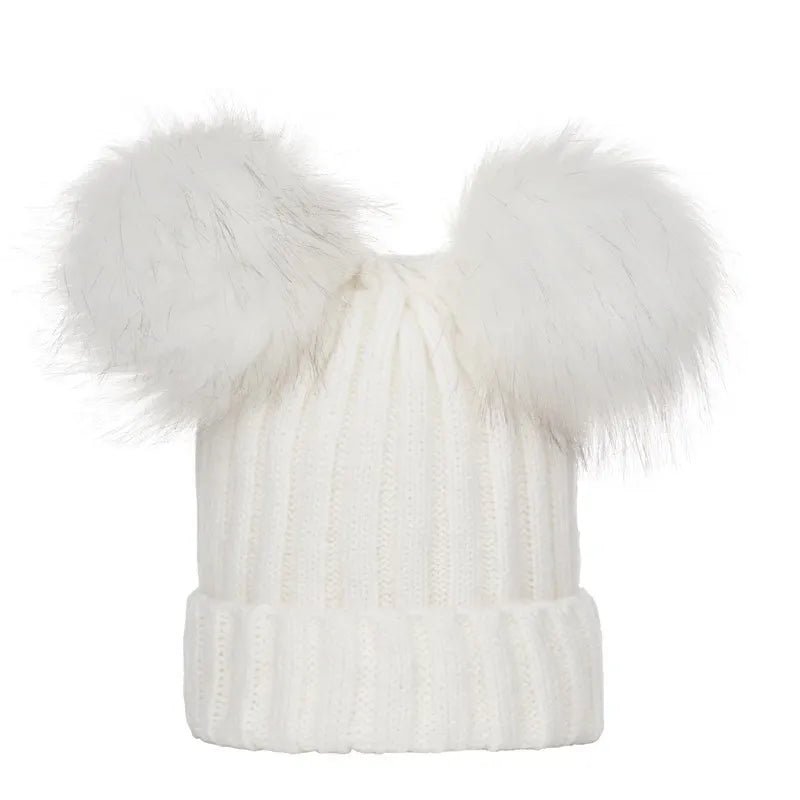 Bobble Hat with Pom Pom - Infant Bonnet, 0-3Y, Unisex