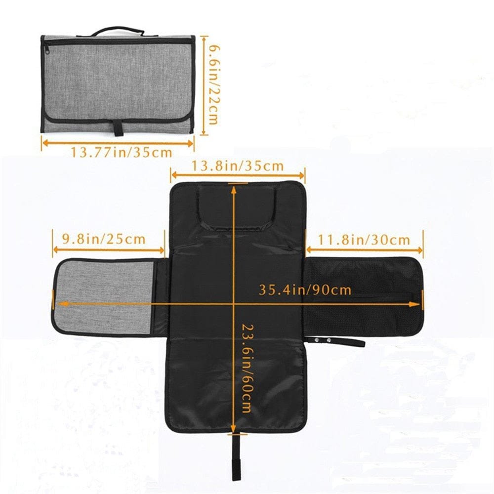 New 3 in 1 Waterproof Portable Baby Diaper