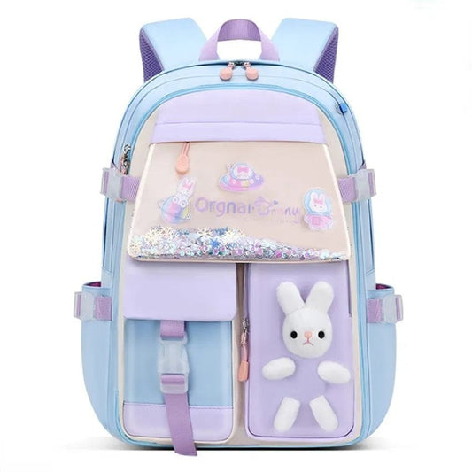 Waterproof Children's Backpack: Large Capacity with Pockets