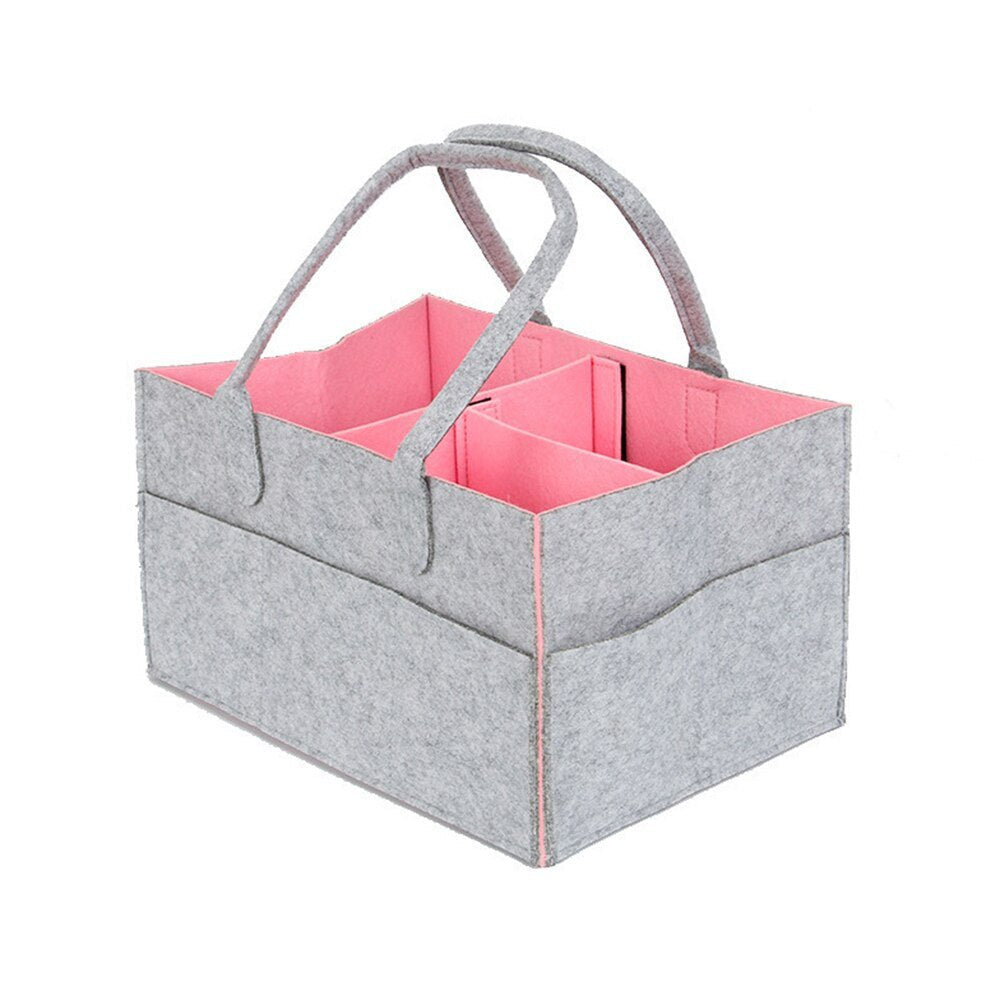 Foldable Cloth Storage Baby Large Size Diaper Caddy Changing Table Organiser Toy Storage Basket