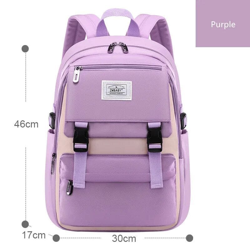 Waterproof High School Backpack for Girls: Spacious, Quality Campus Bag