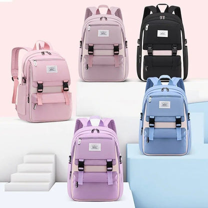 Waterproof High School Backpack for Girls: Spacious, Quality Campus Bag