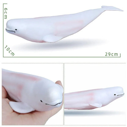 Large Soft Rubber Sea Life Figures - Whale & More, Educational Toy