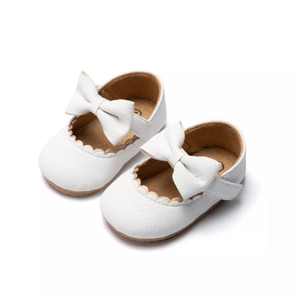 Infant Bowknot Mary Janes - Non-Slip Rubber Sole Baby Casual Shoes