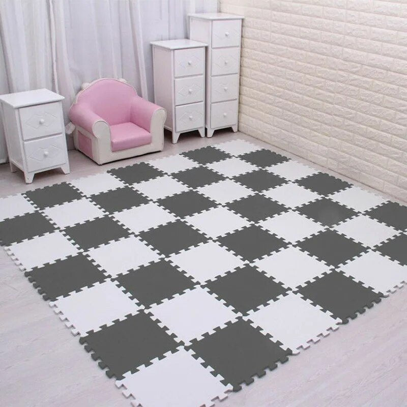 EVA Foam Baby Puzzle Play Mat - 29cm Interlocking Tiles for Kids