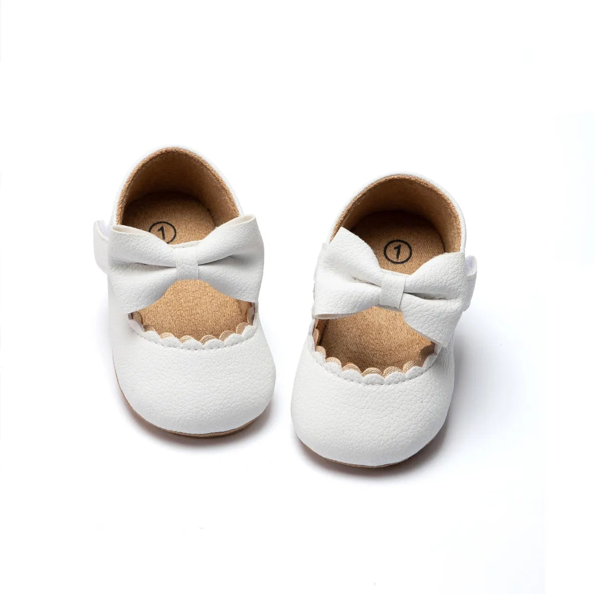 Infant Bowknot Mary Janes - Non-Slip Rubber Sole Baby Casual Shoes
