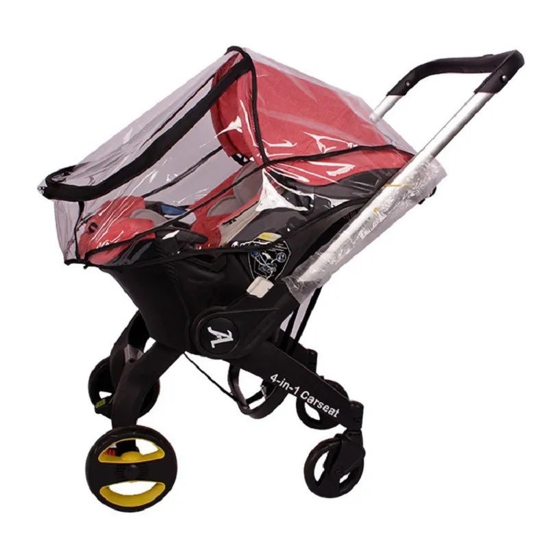 Double-Zipper Windproof PVC Baby Carriage Rain Cover