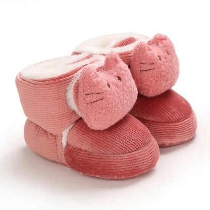 Winter Snow Baby Boots - Warm Fluff, Colloidal Sole, Multiple Colors