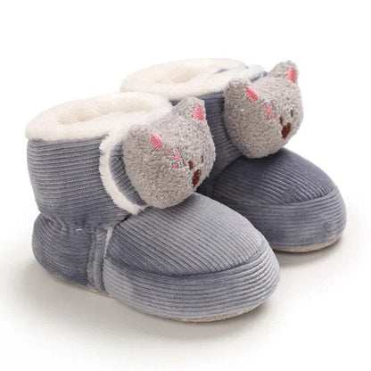 Winter Snow Baby Boots - Warm Fluff, Colloidal Sole, Multiple Colors