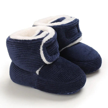 Winter Snow Baby Boots - Warm Fluff, Colloidal Sole, Multiple Colors