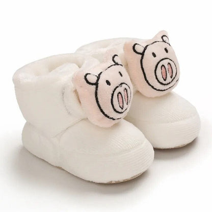 Winter Snow Baby Boots - Warm Fluff, Colloidal Sole, Multiple Colors