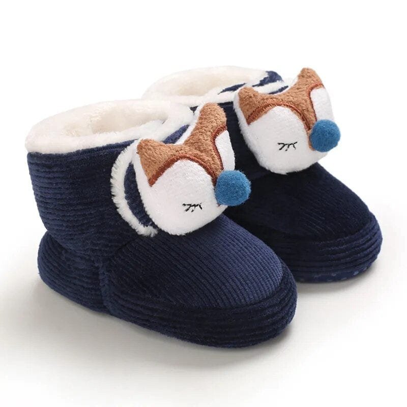 Winter Snow Baby Boots - Warm Fluff, Colloidal Sole, Multiple Colors