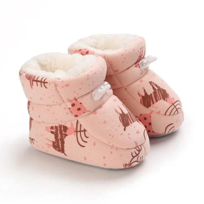 Winter Snow Baby Boots - Warm Fluff, Colloidal Sole, Multiple Colors