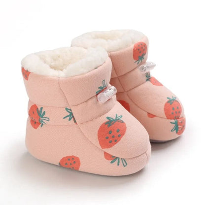 Winter Snow Baby Boots - Warm Fluff, Colloidal Sole, Multiple Colors