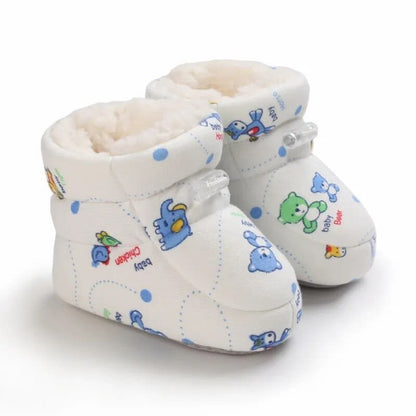 Winter Snow Baby Boots - Warm Fluff, Colloidal Sole, Multiple Colors