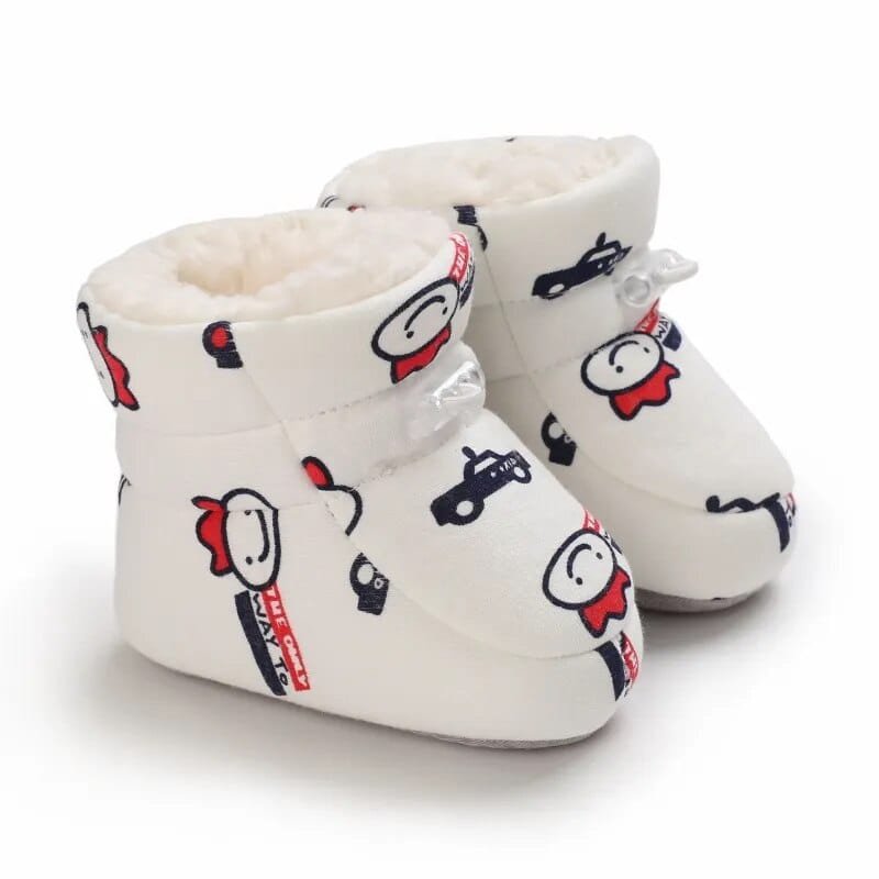 Winter Snow Baby Boots - Warm Fluff, Colloidal Sole, Multiple Colors