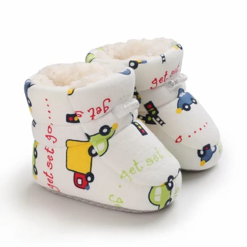 Winter Snow Baby Boots - Warm Fluff, Colloidal Sole, Multiple Colors