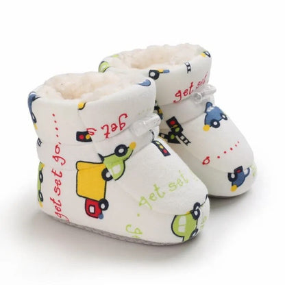 Winter Snow Baby Boots - Warm Fluff, Colloidal Sole, Multiple Colors