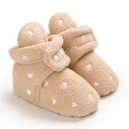 Winter Snow Baby Boots - Warm Fluff, Colloidal Sole, Multiple Colors