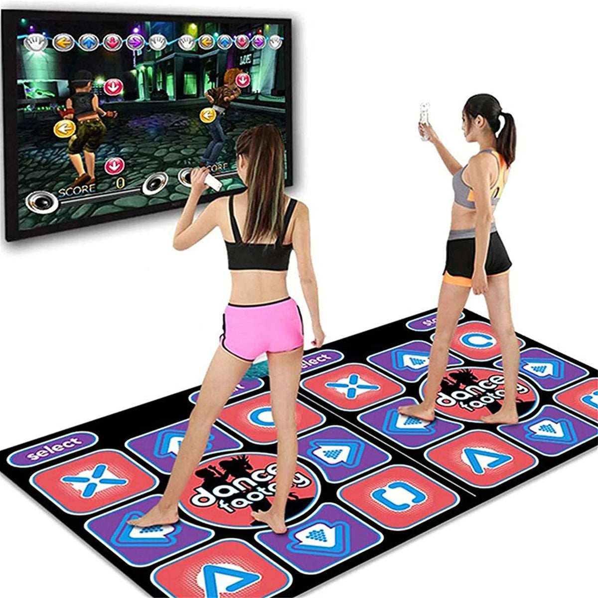Wireless Non-Slip Somatosensory Dance Mat for PC/TV