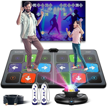 Wireless TV/PC Dance Mat Game - Anti-Slip, Dual Controller