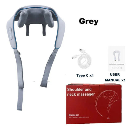 Wireless Neck & Shoulder Kneading Massager