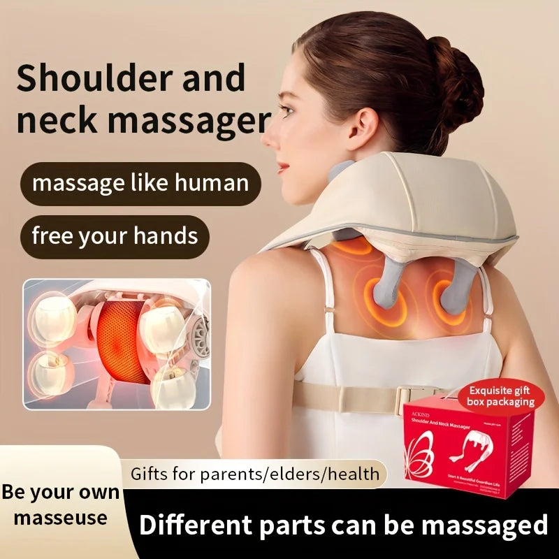 Wireless Neck & Shoulder Kneading Massager