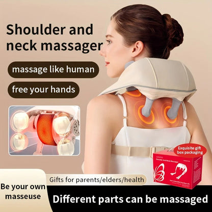 Wireless Neck & Shoulder Kneading Massager