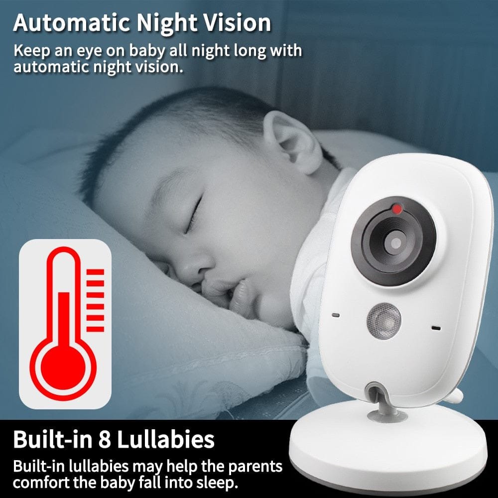 Wireless Video Color Baby Monitor High Resolution Security Camera