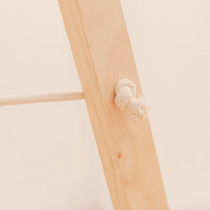 Natural Wooden Baby Gym & Teether (CE Certified, 0–12M)