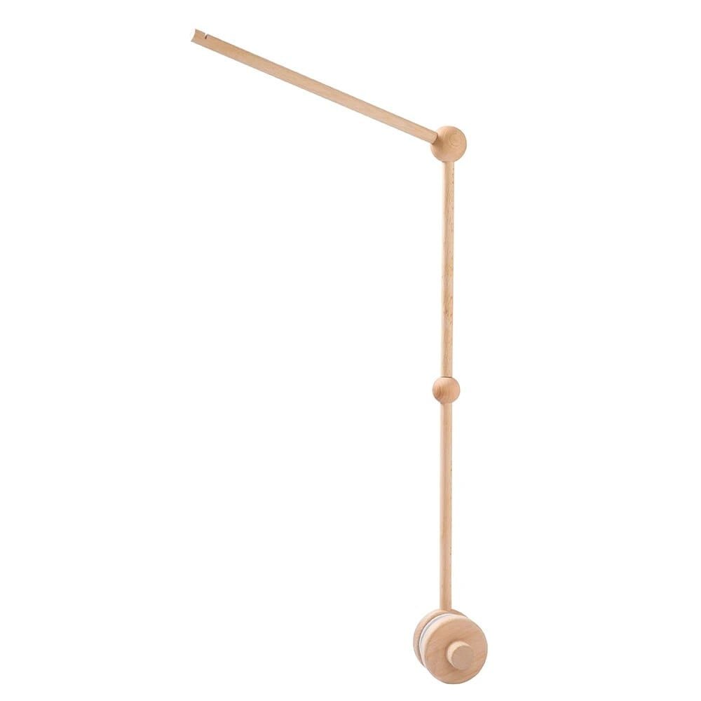 Natural Wooden Baby Gym & Teether (CE Certified, 0–12M)