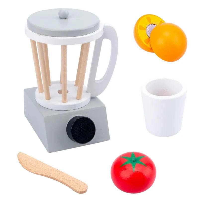 Wooden Kitchen Play Set - Toaster, Coffee Machine & Mixer