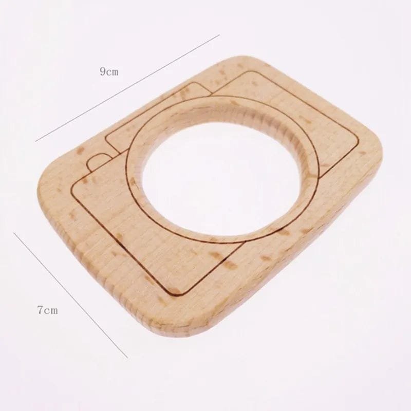 Wooden Camera Pendant Montessori Toy - DIY Gift for Kids