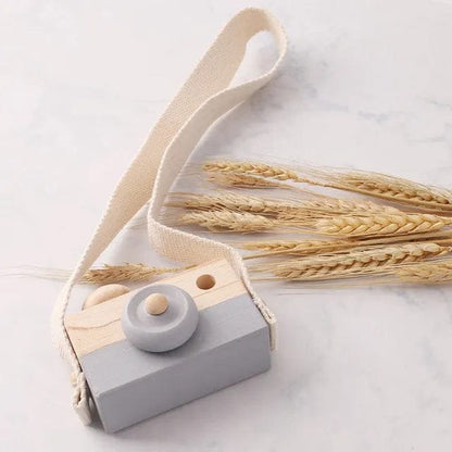 Wooden Camera Pendant Montessori Toy - DIY Gift for Kids