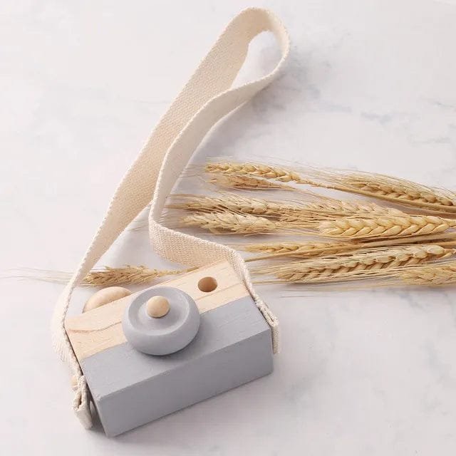 Wooden Camera Pendant Montessori Toy - DIY Gift for Kids
