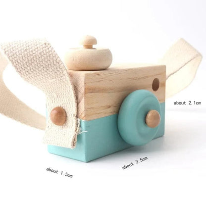 Wooden Camera Pendant Montessori Toy - DIY Gift for Kids