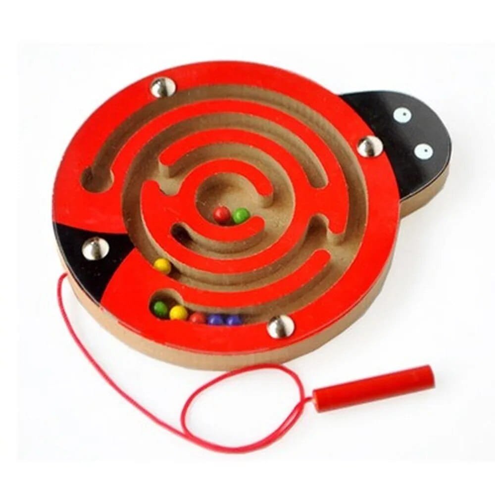 Wooden Montessori Puzzles - Sensory Toy for Babies 1-4 Years