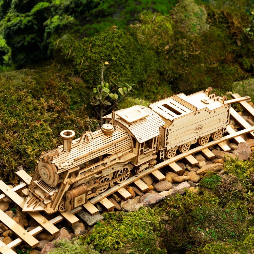 6 Kinds DIY Laser Cutting Mechanical Model Wooden Building Kits