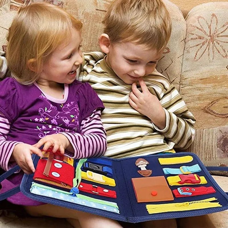Montessori Busy Board: Sensory &amp; Skills Educational Toy