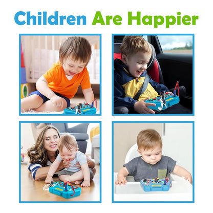 Montessori Busy Board for Toddlers (Ages 3–6)
