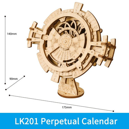 3D Wooden Puzzle Gear Model DIY Kit - Ages 14+ Cruiser Motorcycle Build