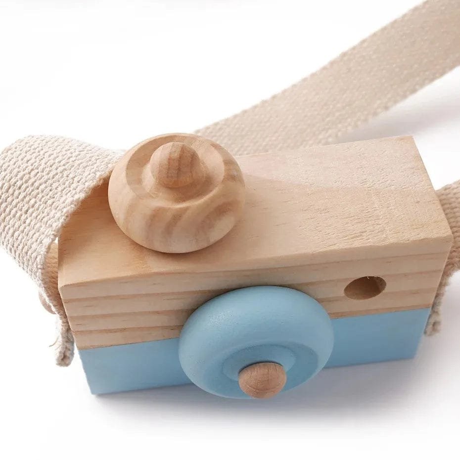 Wooden Camera Pendant Montessori Toy - DIY Gift for Kids