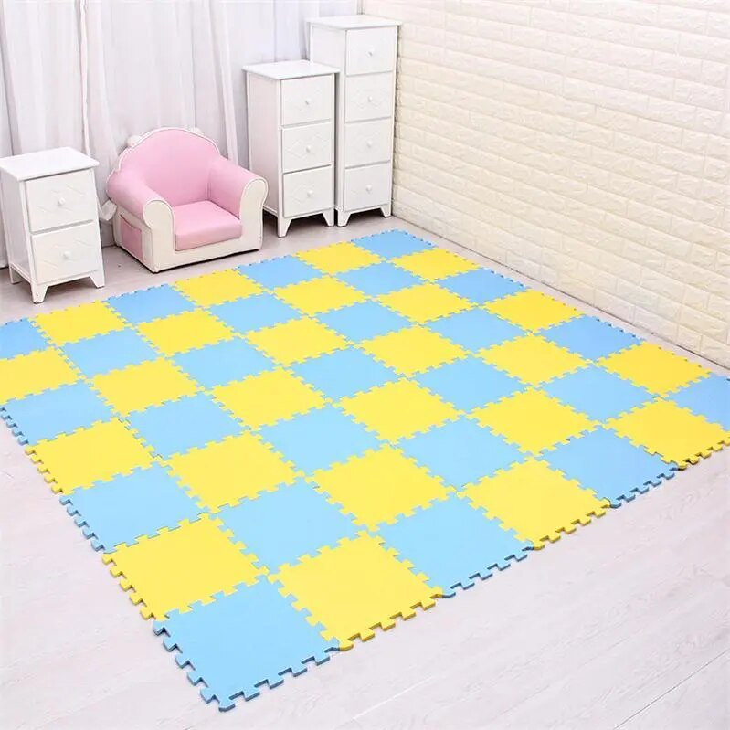 EVA Foam Baby Puzzle Play Mat - 29cm Interlocking Tiles for Kids