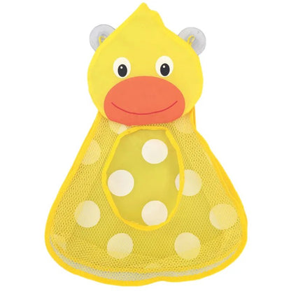 Duck & Frog Baby Shower Net Toy Storage, Suction Cup Organizer