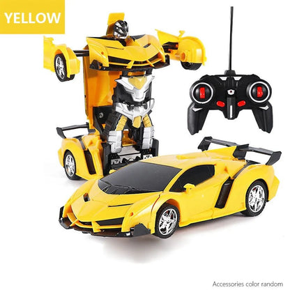 RC Car Transformation Robot - Drift Sports Vehicle Toy